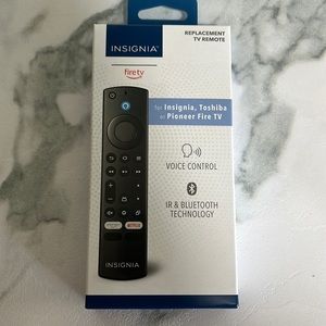 Insignia replacement tv remote fire tv new open box